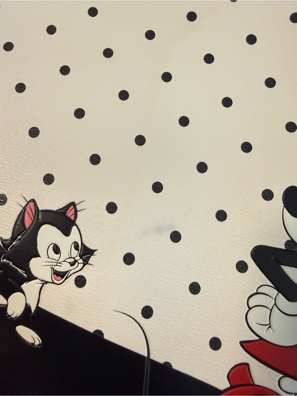 kate spade White Black Red Minnie Mouse Polka Dot Laptop Sleeve - Picture 9 of 9